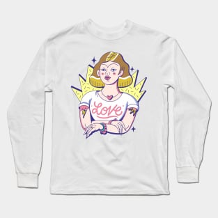 Summer love t-shirt girl Long Sleeve T-Shirt